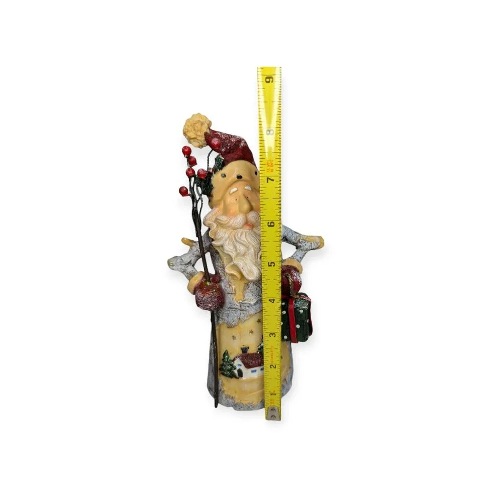 Rustic Resin Santa Claus Figure 8.5